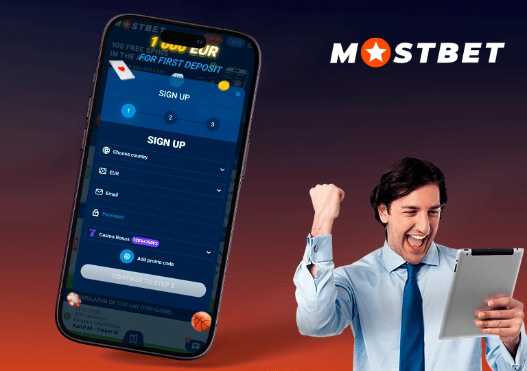 mostbet app registration login